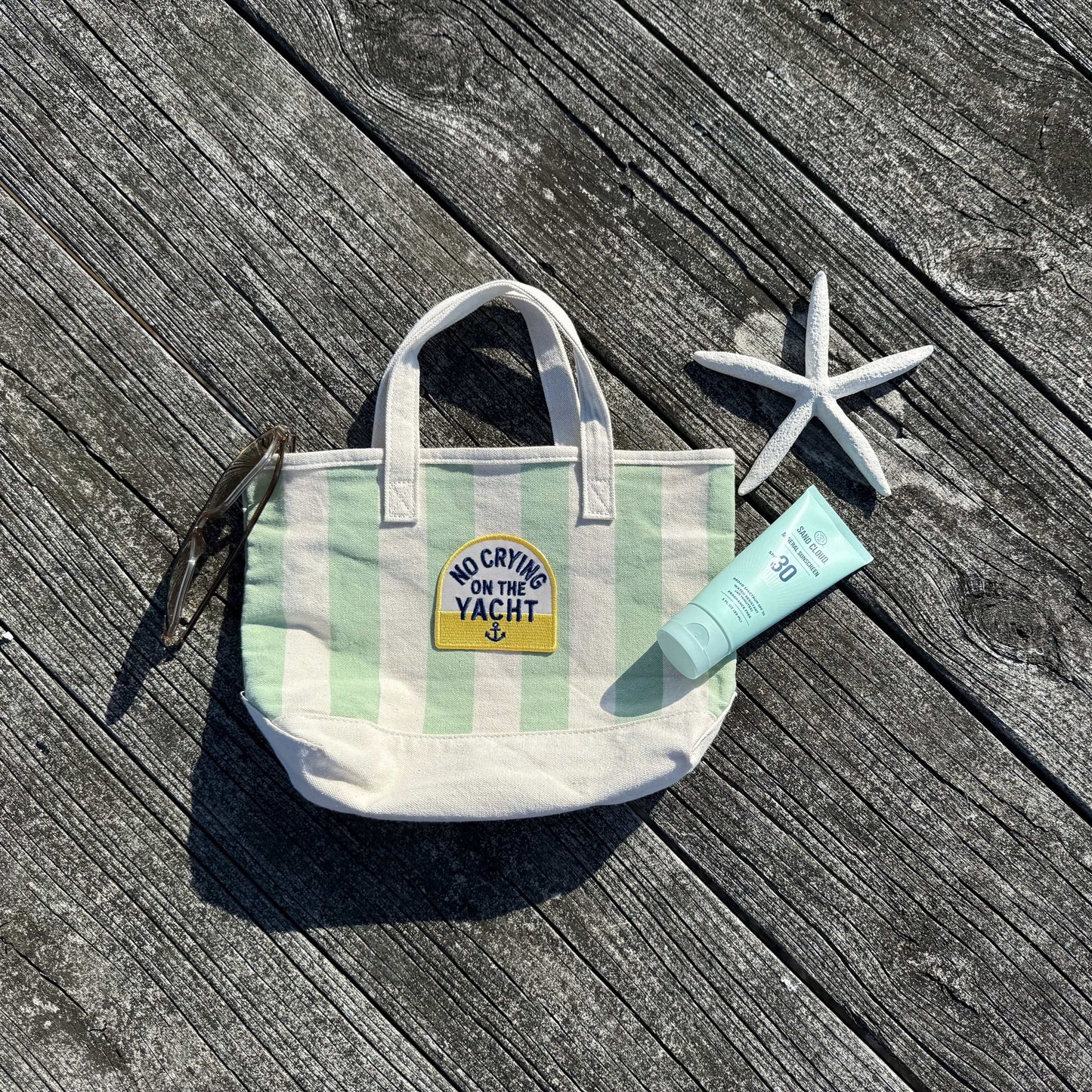 No Crying on the Yacht Embroidered Patch