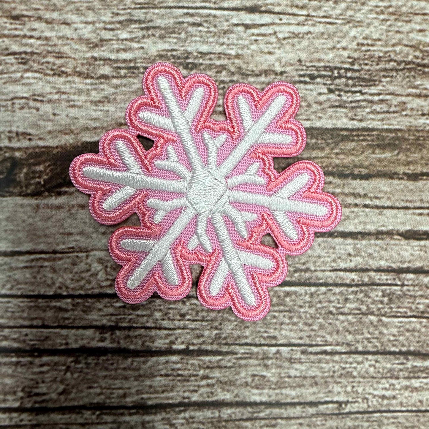 2" Embroidered Snowflake Patch