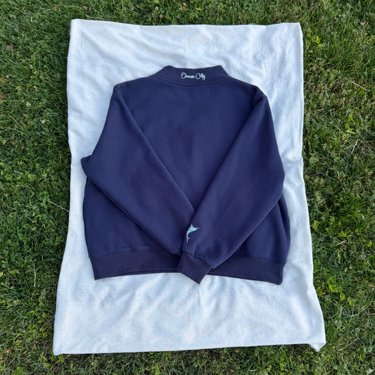 Navy OCMD Mockneck Sweatshirt — Pre-Order | Ships Late-July