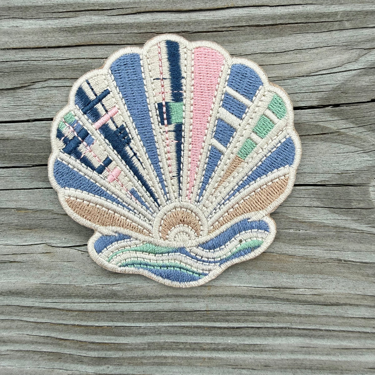 Patchwork Scallop Shell Patch