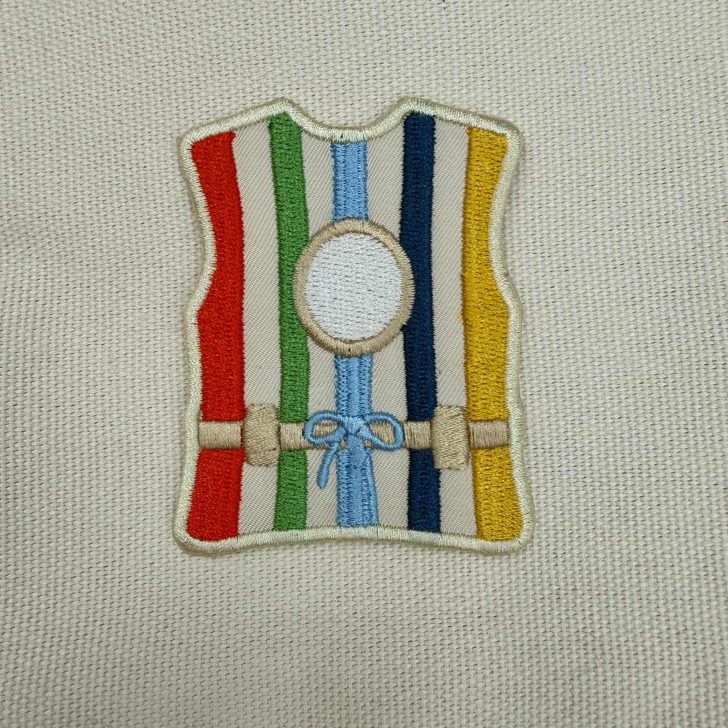 Vintage Life Jacket Iron-On Patch