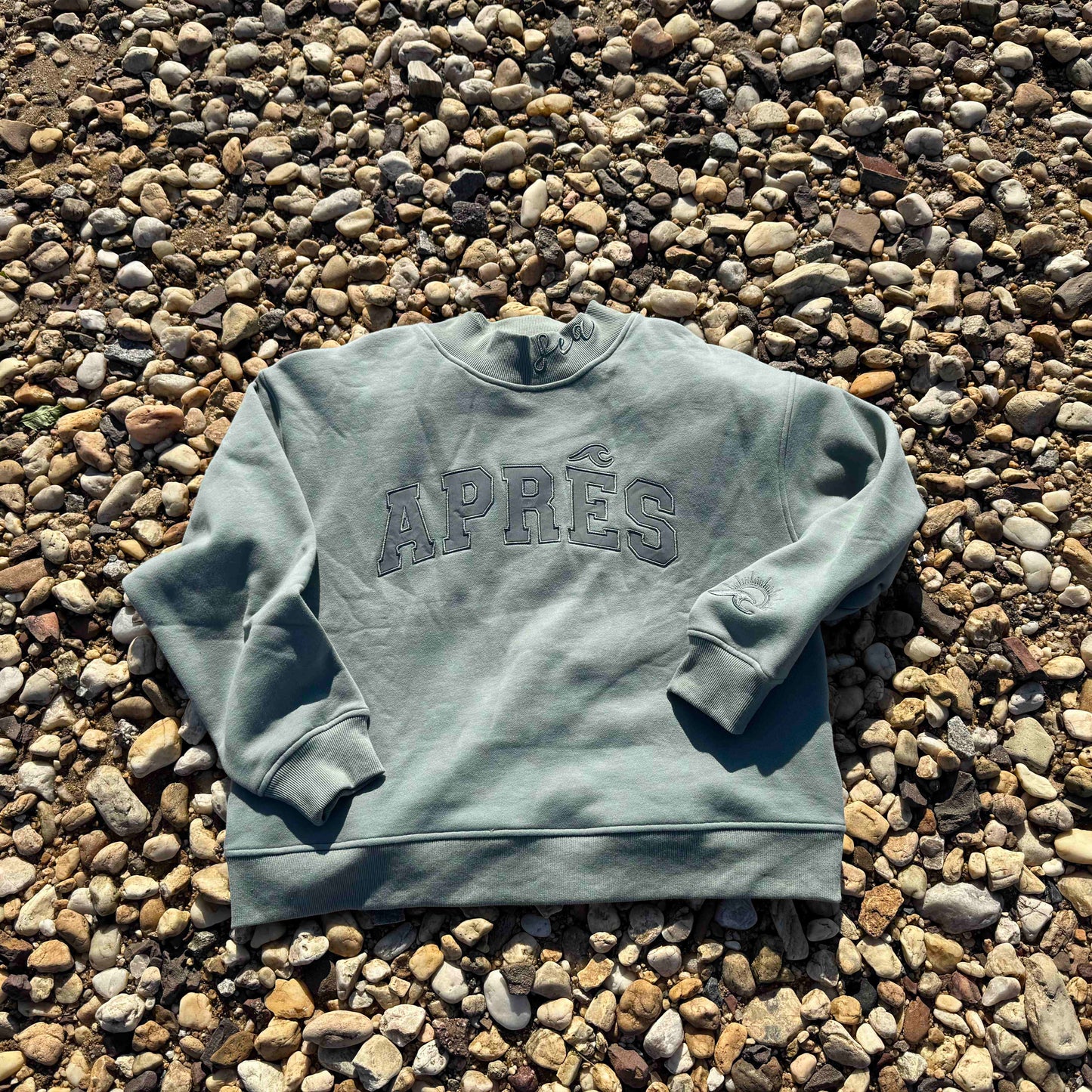 Sage APRÈS Mockneck Sweatshirt — Pre-Order | Ships Late July