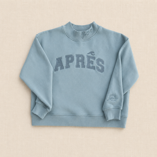 Sage APRÈS Mockneck Sweatshirt — Pre-Order | Ships Late July