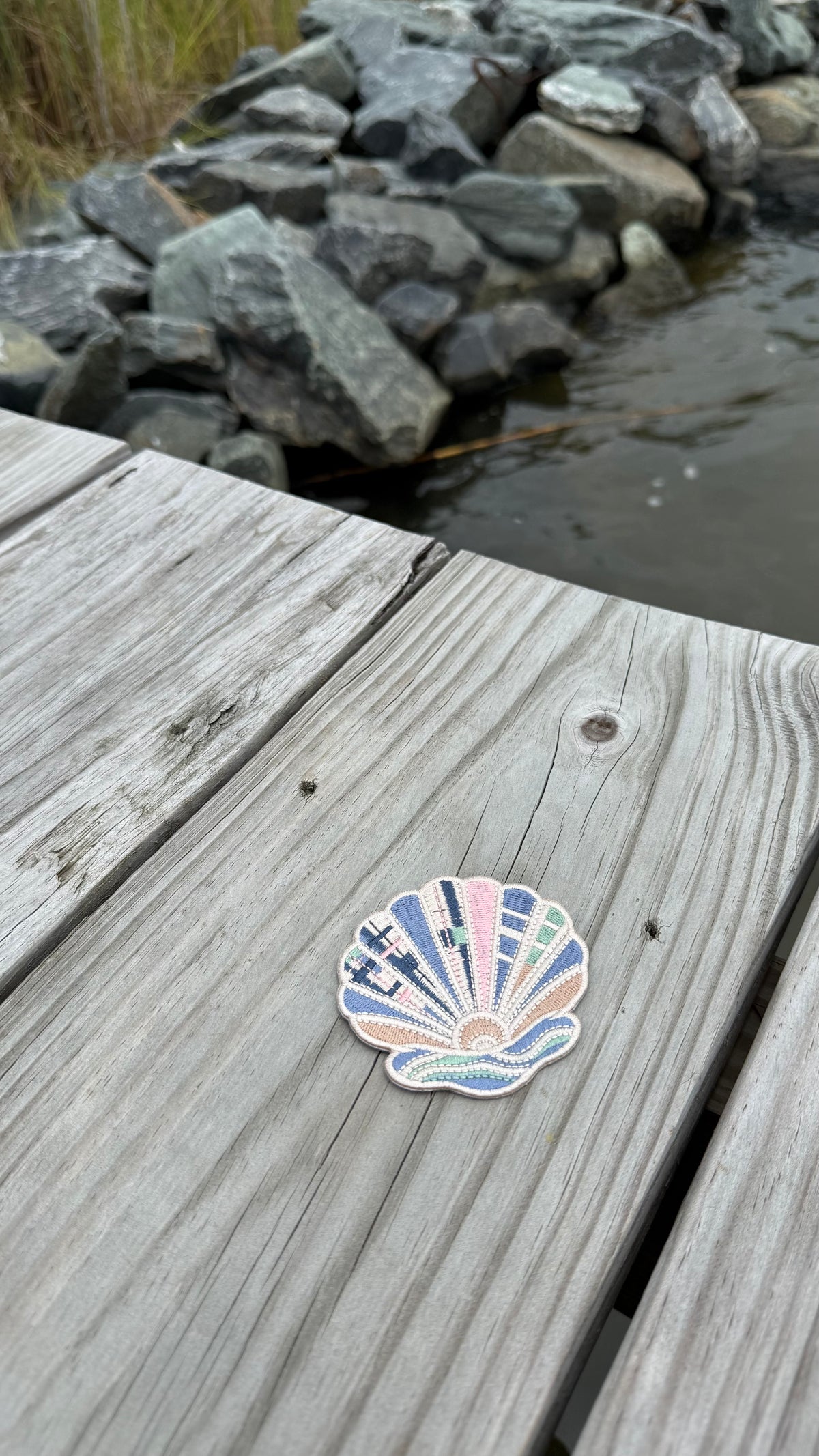 Patchwork Scallop Shell Patch