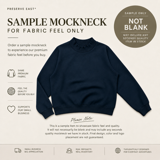 Fabric Feel Sample, Mockneck