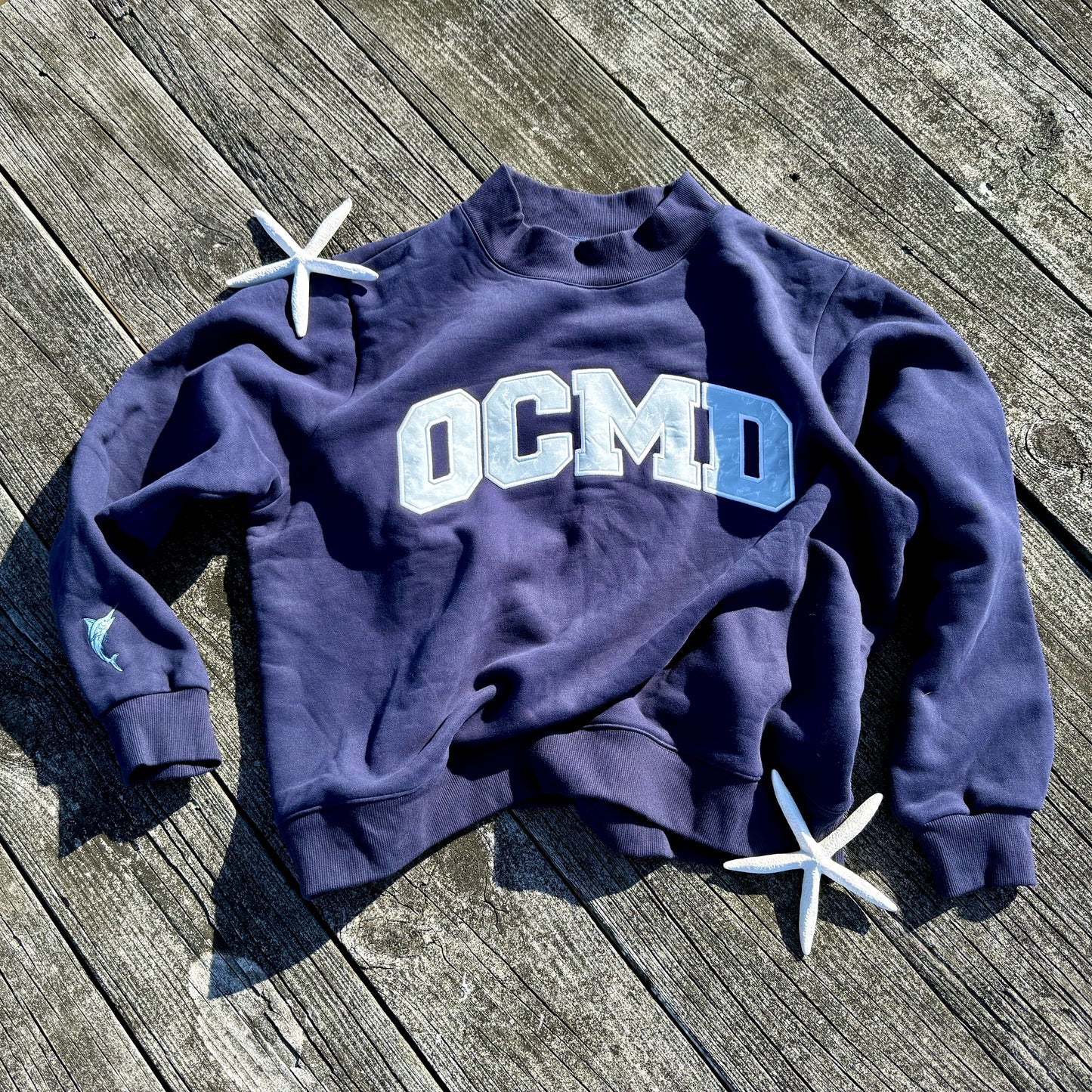 Navy OCMD Mockneck Sweatshirt — Pre-Order | Ships Late-July