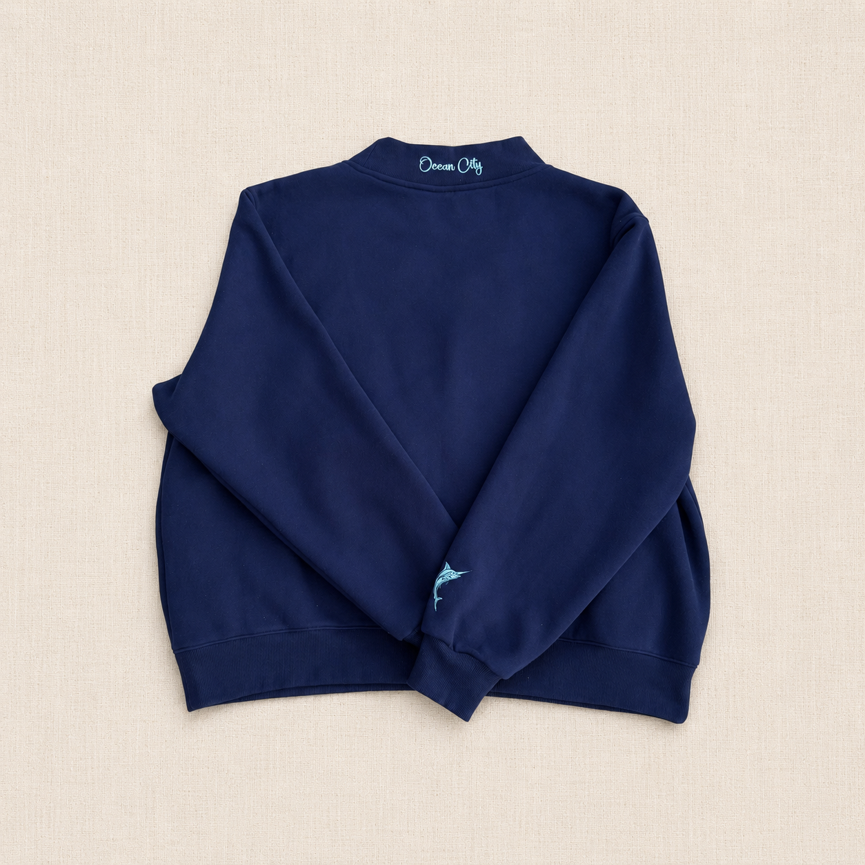Navy OCMD Mockneck Sweatshirt — Pre-Order | Ships Late-July