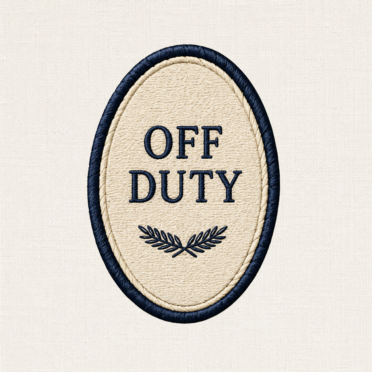 Off Duty Iron-On Patch — East Coast Collection