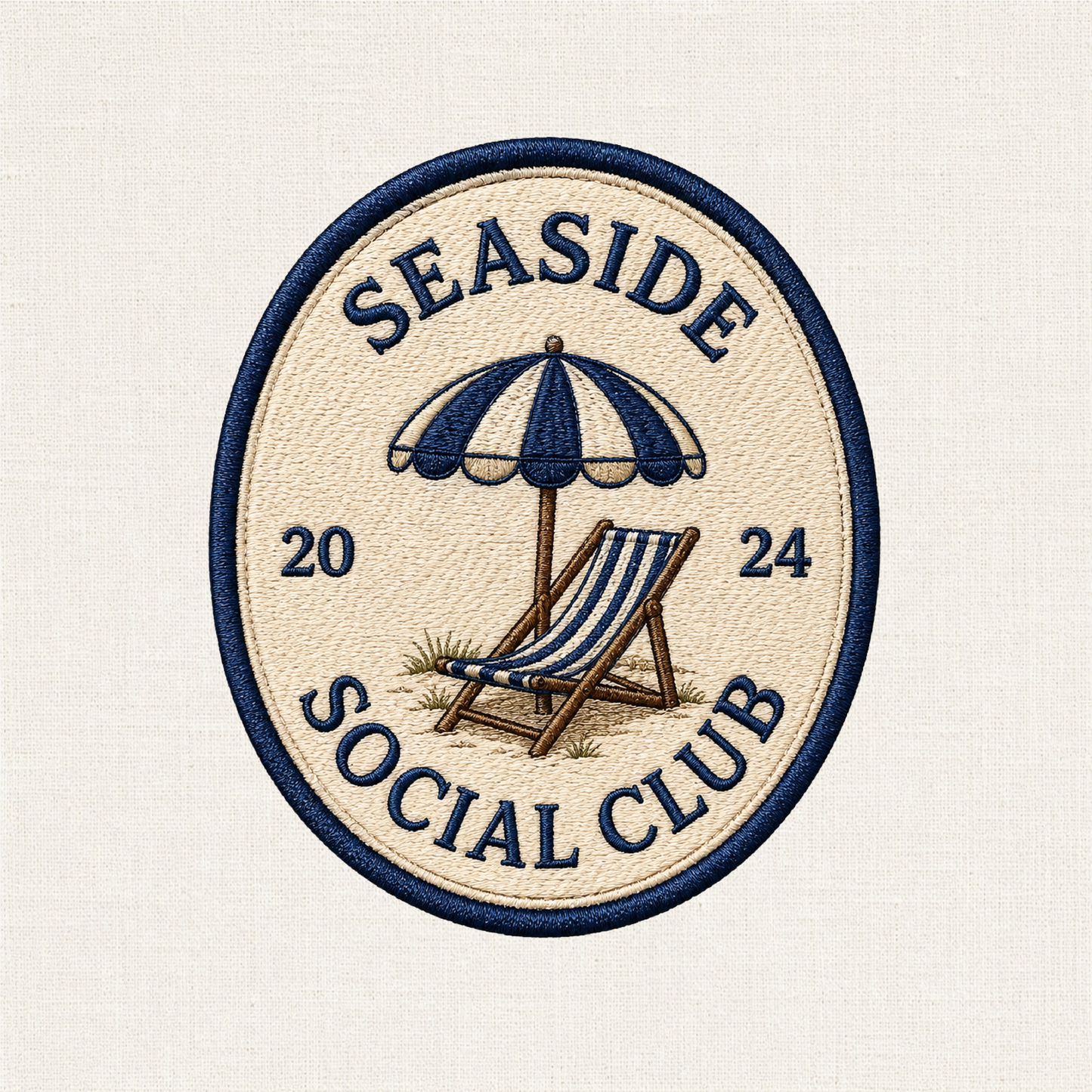 Seaside Social Club Iron-On Patch — East Coast Collection