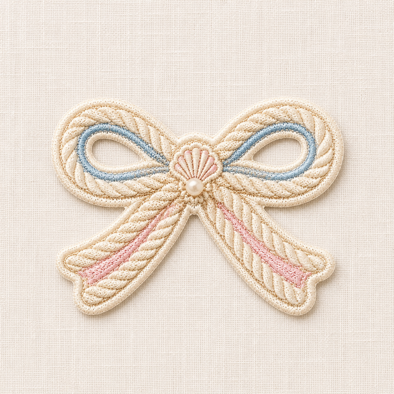 Pearl Bow Patch (Stick-On)
