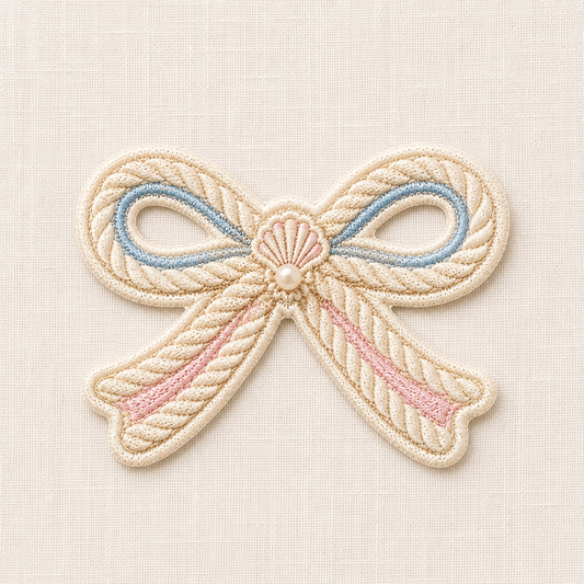 Pearl Bow Patch (Stick-On)