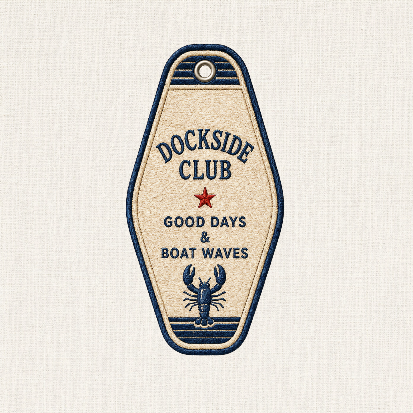 Dockside Club Iron-On Patch — East Coast Collection
