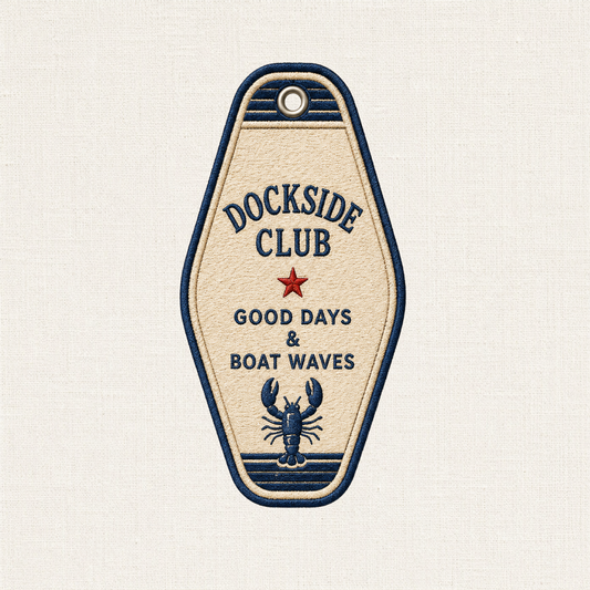 Dockside Club Iron-On Patch — East Coast Collection