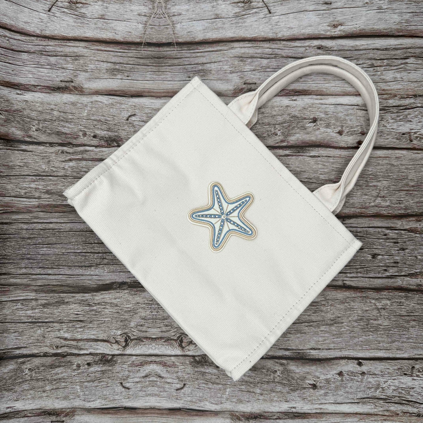 Starfish Embroidered Iron-On Patch