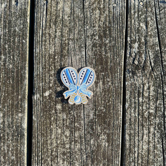 Racquets Embroidered Iron-On Patch
