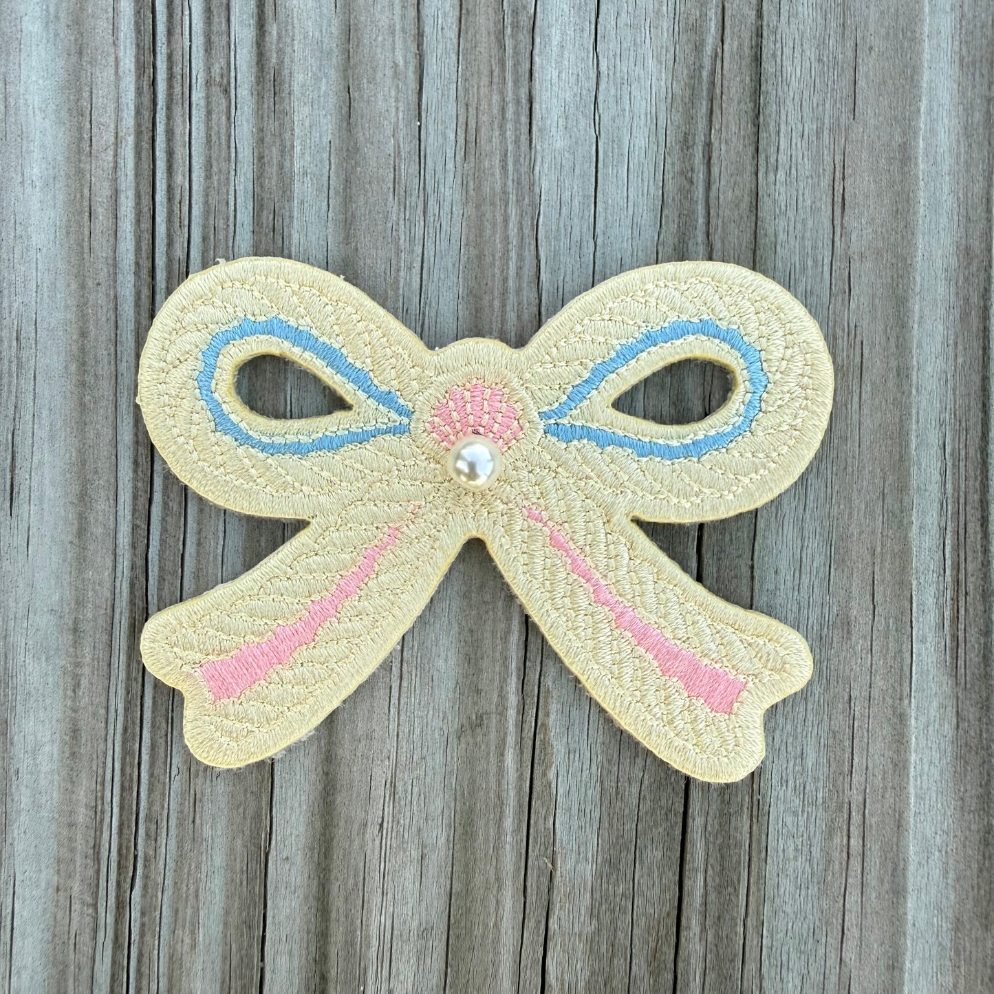 Pearl Bow Patch (Stick-On)