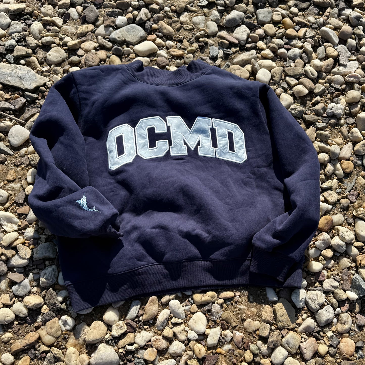 Navy OCMD Mockneck Sweatshirt — Pre-Order | Ships Late-July